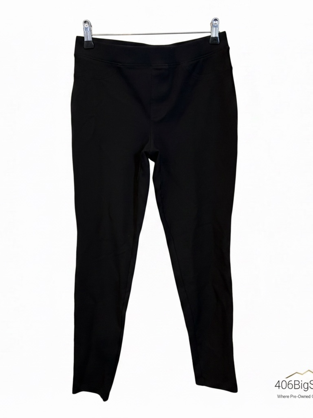 HUE Women’s Black Leggings - Picture 2 of 4